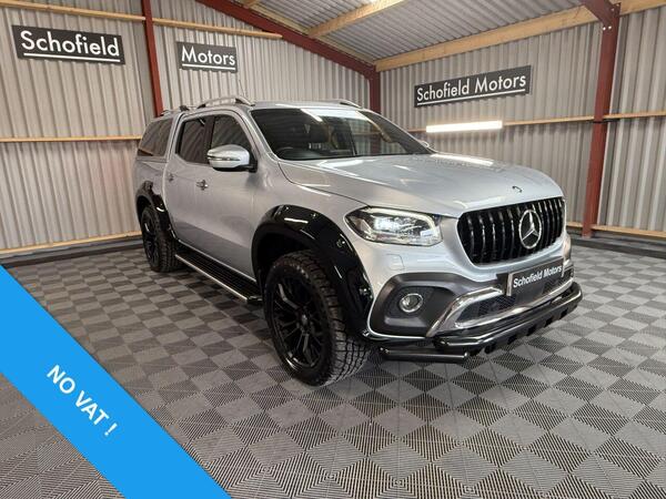 Mercedes-Benz X Class 2.3 CDI Power Pickup Double Cab 4dr Diesel Auto 4MATIC Euro 6 (190 ps) * CANOPY TOW BAR * FULL LEATHER *