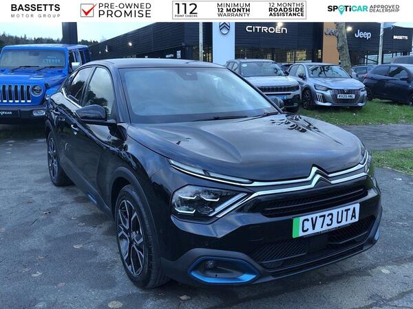 Citroen e-C4 X 50kWh Shine Fastback Auto 4dr (7.4kW Charger)