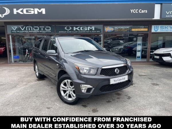 SsangYong Korando Sports 2.0D EX Pickup Double Cab 4dr Diesel Auto 4WD Euro 5 (155 ps) 8 STAMP FULL DEALER SERVICE HISTORY