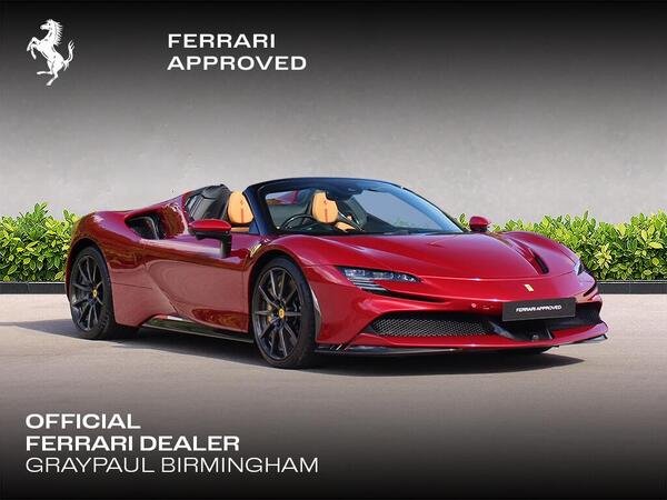 Ferrari SF90 Spider 4.0T V8 7.9kWh F1 DCT 4WD Euro 6 (s/s) 2dr