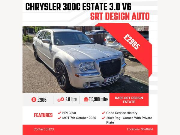 Chrysler 300C 3.0 CRD V6 SRT Design 5dr