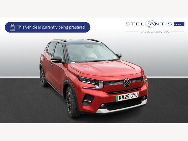 Citroen e-C3 Standard Range 44kWh MAX Auto 5dr (7.4kW Charger)