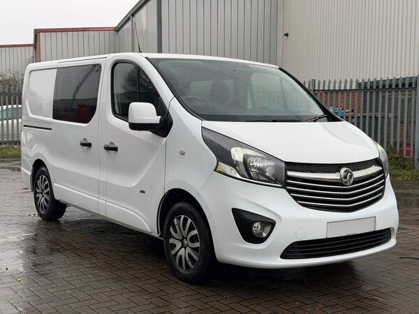 Vauxhall Vivaro 1.6 CDTi 2900 BiTurbo ecoTEC Sportive Crew Van Double Cab 5dr Diesel Manual L1 H1 Euro 6 (s/s) (6 Seat) (125 ps)