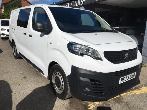 Peugeot Expert 2.0 BlueHDi 1200 Professional Premium + Long Crew Van LWB Euro 6 6dr (6 Seat)