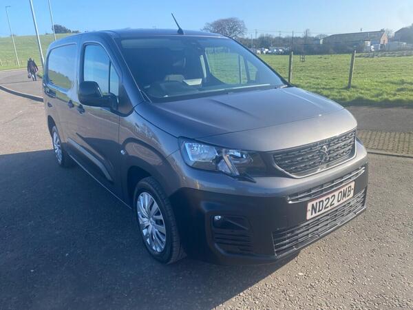 Peugeot Partner 1.5 BLUEHDI PREMIUM PROF LWB 5 SEAT NO VAT CREW VAN EURO 6 101 BHP