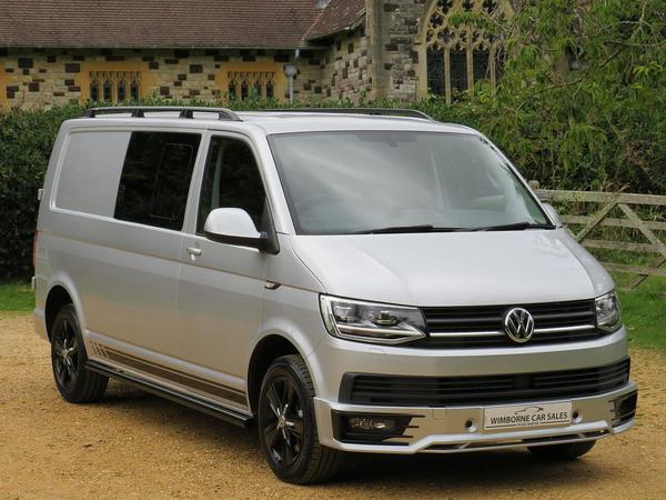 Volkswagen Transporter 2.0 BiTDI 204 PS T32 BlueMotion Tech Highline Crew Van Double Cab 5dr Diesel DSG FWD LWB Euro 6 (s/s) (204 ps)