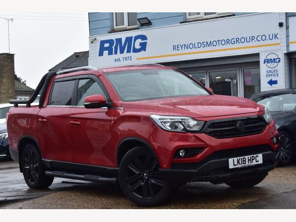 SsangYong Musso NO VAT TO PAY 2.2D Rhino Pickup Double Cab 4dr | DIESEL | AUTOMATIC | 4WD | HEATED SEATS | HEATED STEERINGWHEEL | REVERSE CAMERA | COOLED SEATS | ELEC