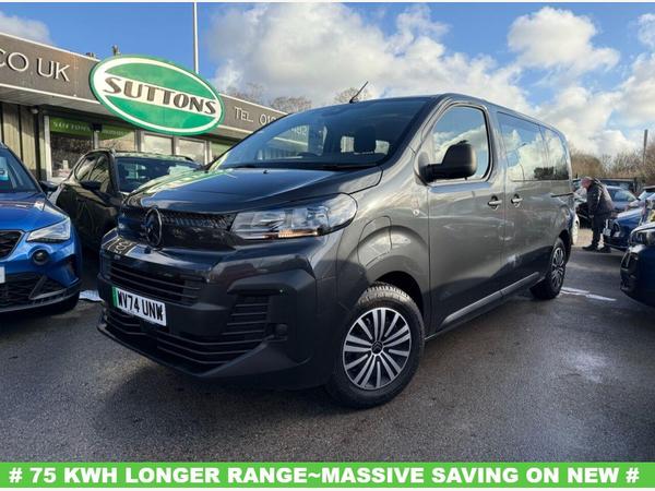 Citroen e-SpaceTourer 75kWh YOU! MPV 5dr Electric Auto MWB (7.4kW Charger) (136 ps) 9 SEATER & 75KWH LONGER RANGE