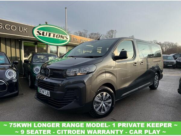 Citroen e-SpaceTourer 75kWh YOU! MPV 5dr Electric Auto LWB (11kW Charger) (136 ps) CITROEN WARRANTY ~ GREAT SAVING