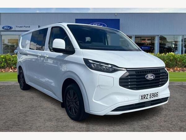 Ford Transit Custom 320 Limited AUTO L2 LWB Double Cab In Van FWD 2.5 PHEV 232ps Low Roof