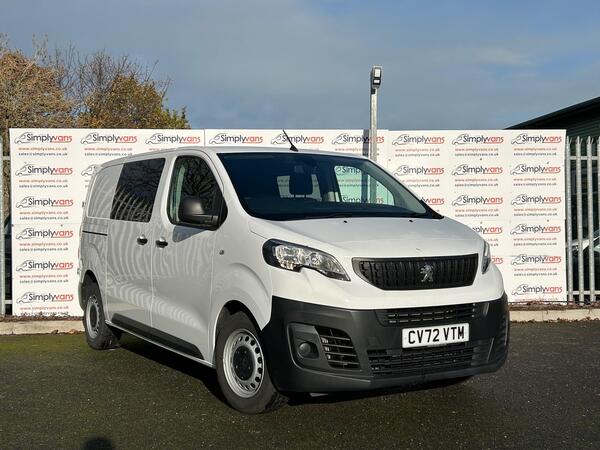 Peugeot Expert 2.0 BlueHDi 1200 Professional Premium Standard Crew Van MWB Euro 6 (s/s) 6dr (6 Seat)