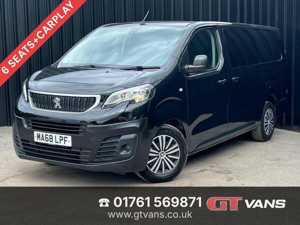 Peugeot Expert 2.0 BlueHDi 1400 Professional Long Crew Van LWB Euro 6 (s/s) 6dr (6 Seat)