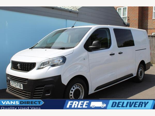 Peugeot Expert 2.0 BlueHDi 1200 Professional Premium Long Crew Van Double Cab 6dr Diesel Manual LWB Euro 6 (s/s) (6 Seat) (145 ps)