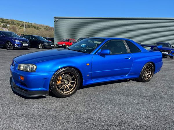 Nissan Skyline 2.6 GT-R R34 V SPEC BAYSIDE BLUE - USA LEGAL MUST BE SEEN FOLDERS PAPERWORK