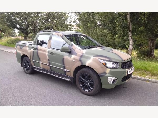 SsangYong Korando Sports 2.0D EX Pickup Double Cab 4dr Diesel Auto 4WD Euro 5 (155 ps)
