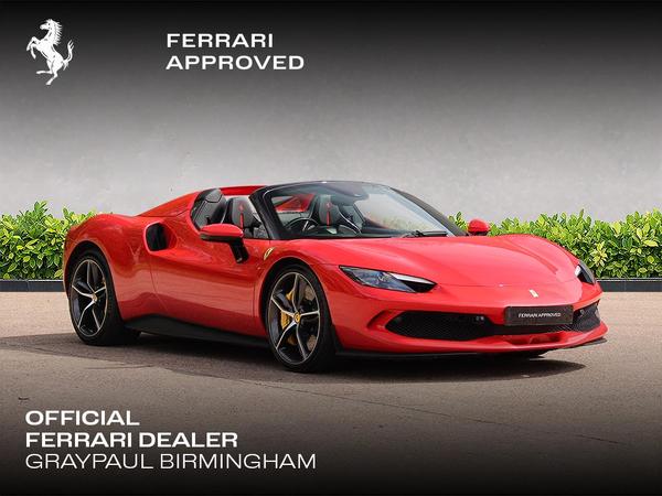 Ferrari 296 GTS 3.0T V6 Spider F1 DCT Euro 6 (s/s) 2dr 7.45kWh
