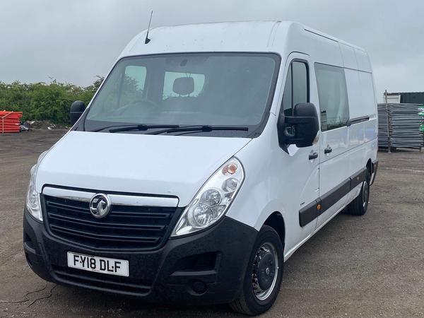 Vauxhall Movano 2.3 CDTi 3500 Crew Van 6dr Diesel Manual FWD Euro 6 (7 Seat) (130 ps)