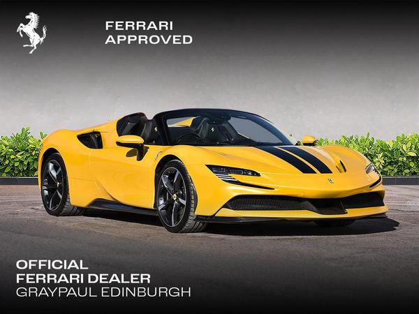 Ferrari SF90 Spider 4.0T V8 7.9kWh F1 DCT 4WD Euro 6 (s/s) 2dr