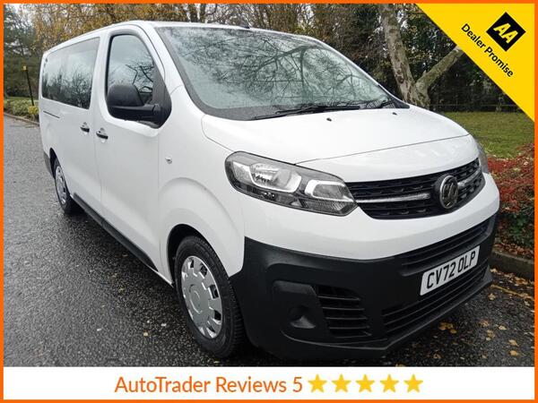 Vauxhall Vivaro Life 1.5 Turbo D Edition L MPV 5dr Diesel Manual LWB Euro 6 (s/s) (9 Seat) (120 ps).*9 SEATS*LWB L2*VAUXHALL HISTORY*