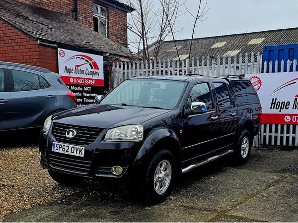 Great Wall Steed 2.0 TD SE Pickup 4dr Diesel Manual 4X4 (220 g/km, 141 bhp)
