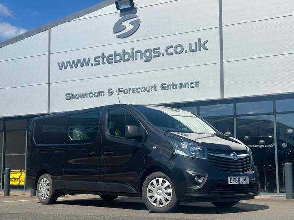 Vauxhall Vivaro 1.6 CDTi 2900 BiTurbo ecoTEC Sportive Crew Van L2 H1 Euro 6 (s/s) 5dr (6 Seat)