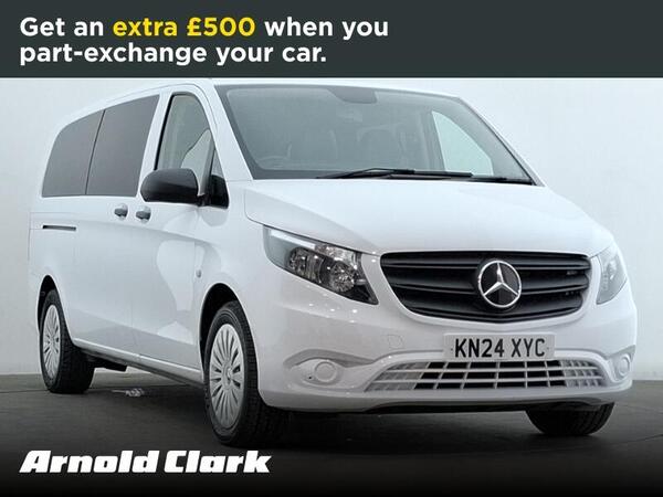 Mercedes-Benz Vito 2.1 114 CDI PRO Tourer Double Cab 5dr Diesel G-Tronic RWD L3 Euro 6 (s/s) (XLWB) (136 ps)