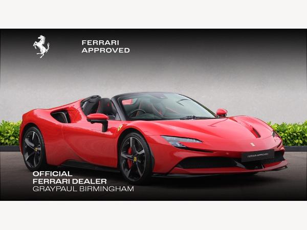 Ferrari SF90 Spider 4.0T V8 7.9kWh F1 DCT 4WD Euro 6 (s/s) 2dr