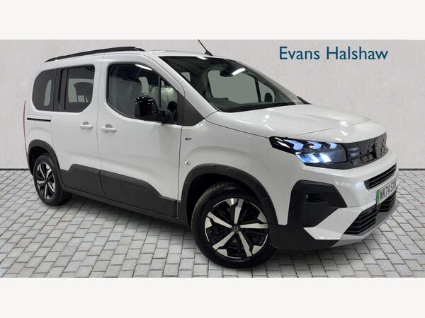 Peugeot e-Rifter 52kWh GT Standard MPV Auto 5dr (7.4kW Charger)
