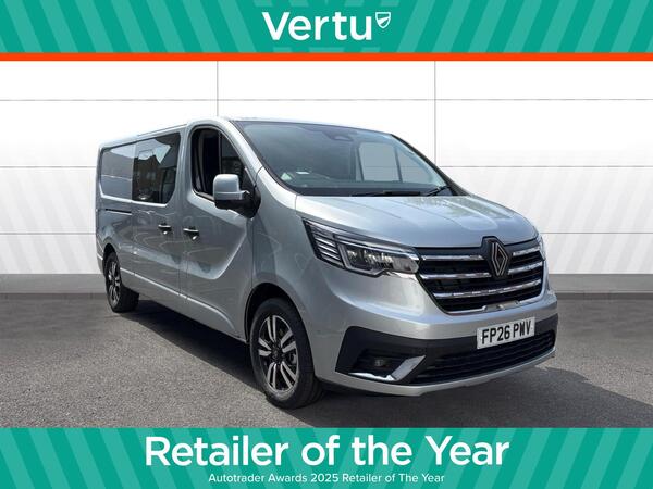 Renault Trafic 2.0 dCi Blue LL30 Extra Sport Crew Van Double Cab 6dr Diesel Auto L2 H1 Euro 6 (s/s) (170 ps)