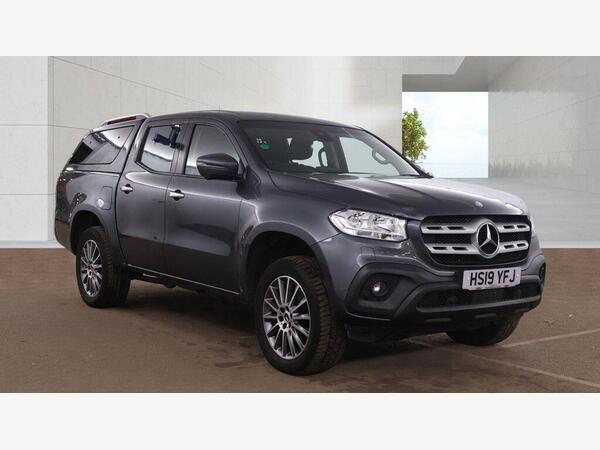 Mercedes-Benz X Class NO VAT 2.3 CDI Progressive Pickup Double Cab 4dr Diesel Auto 4MATIC Euro 6 | 2 KEYS | REVESER CAMERA | HARD TOP | LOAD LINER | PARKING SENSORS | SAT N