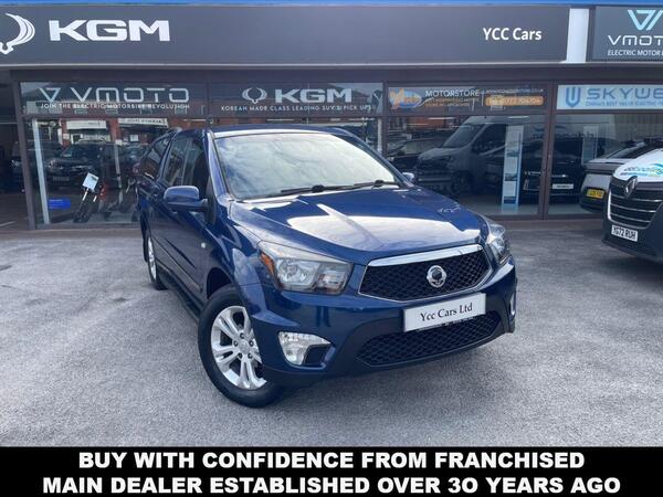 SsangYong Korando Sports 2.0D EX Pickup Double Cab 4dr Diesel Auto 4WD Euro 5 (155 ps) 10 STAMP FULL DEALER SERV HISTORY