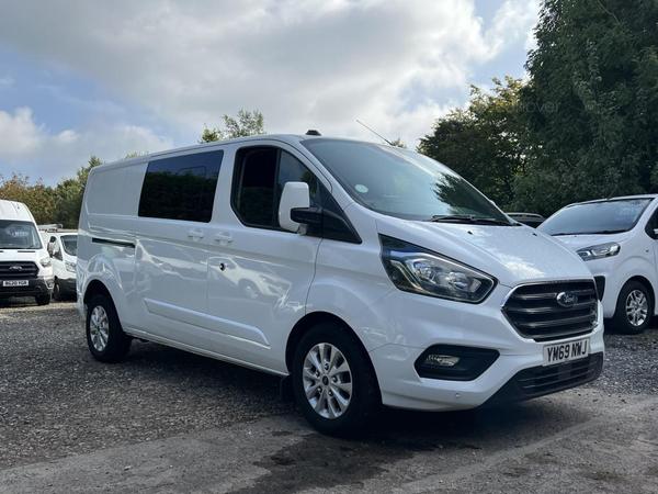 Ford Transit Custom 2.0 320 EcoBlue Limited Crew Van Double Cab 5dr Diesel Manual L2 H1 Euro 6 (s/s) (6 Seat) (130 ps)