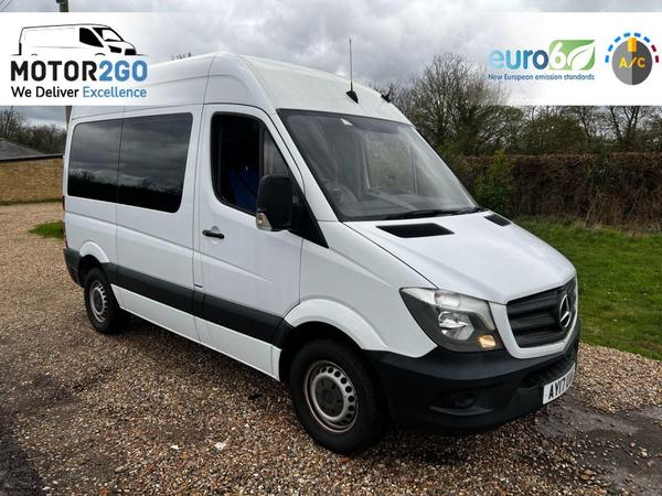 Mercedes-Benz Sprinter 2.1 311CDI SWB 3.5T 112 BHP MINIBUS HIGH ROOF AUTO EURO 6 PSH