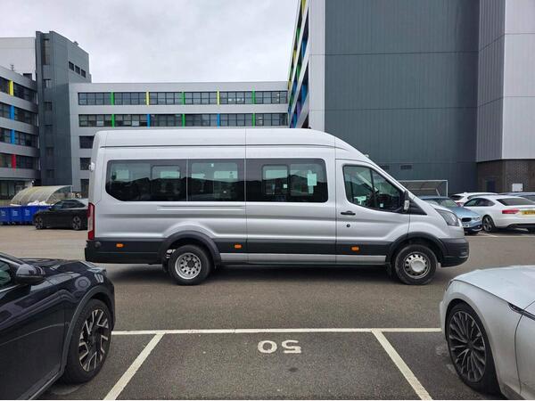 Ford Transit 2.0 460 EcoBlue Trend Minibus Double Cab 5dr Diesel Manual RWD L4 H3 Euro 6 (s/s) (17 Seat, DRW) (130 ps)