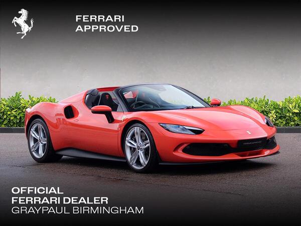Ferrari 296 GTS 3.0T V6 7.45kWh Spider F1 DCT Euro 6 (s/s) 2dr