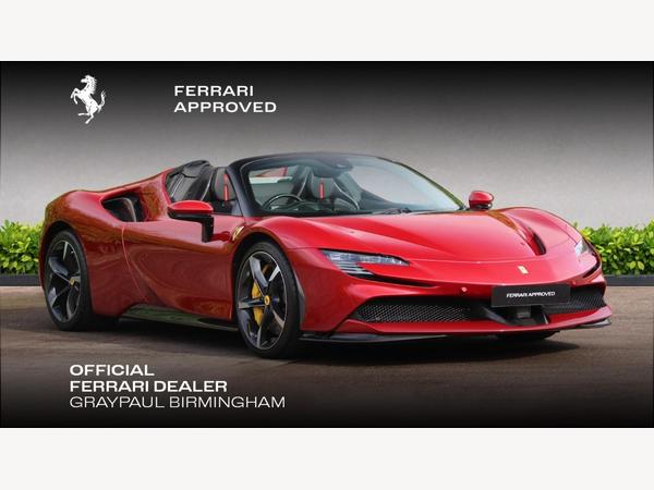 Ferrari SF90 Spider 4.0T V8 7.9kWh F1 DCT 4WD Euro 6 (s/s) 2dr