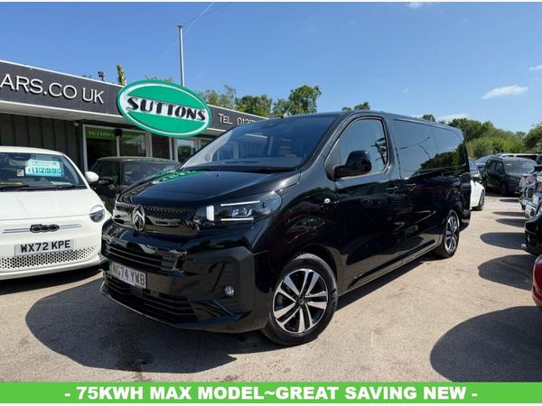 Citroen e-SpaceTourer 75kWh MAX MPV 5dr Electric Auto LWB (7.4kW Charger) (136 ps) MAX MODEL - LEATHER, SAT NAV ETC...