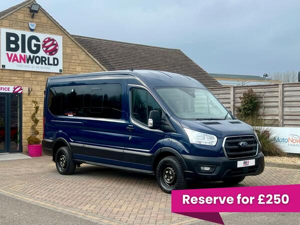 Ford Transit 410 TDCI 130 L3H2 TREND ECOBLUE 14 SEAT MINIBUS LWB MEDIUM ROOF RWD (22572)