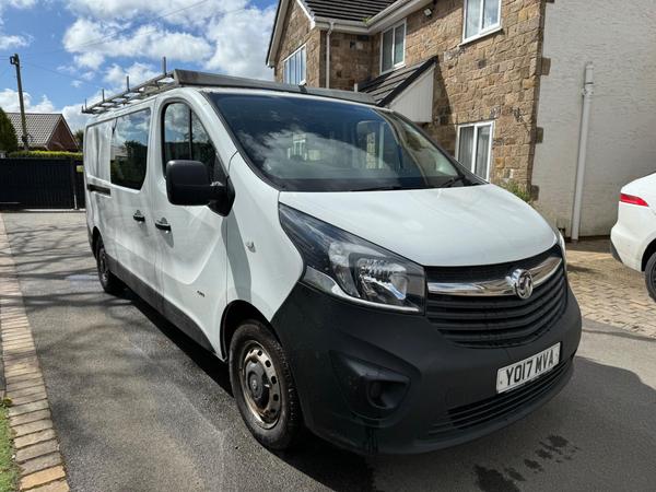 Vauxhall Vivaro 1.6 CDTi 2900 Crew Van Double Cab 5dr Diesel Manual L2 H1 Euro 6 (6 Seat) (120 ps)