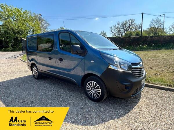 Vauxhall Vivaro 1.6 CDTi 2900 BiTurbo ecoTEC Crew Van L1 H1 Euro 6 (s/s) 5dr (6 Seat)