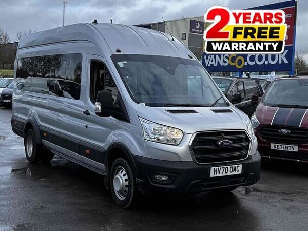 Ford Transit 2.0 460 EcoBlue Leader Minibus Double Cab 5dr Diesel Manual RWD L4 High Roof Euro 6 (s/s) (17 Seat, DRW) (130 ps) Minibus Manual Diesel