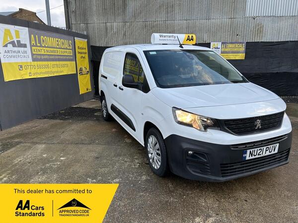 Peugeot Partner 1.5 BlueHDi 850 Professional Long Crew Van LWB Euro 6 6dr