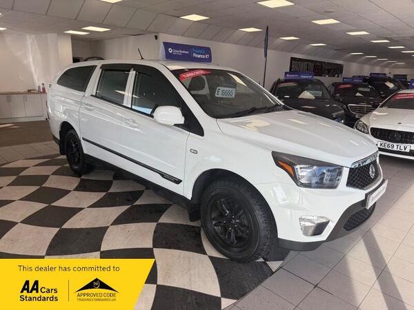SsangYong Korando Sports SX PICK UP 27000 MILES NO VAT 4X4 15 PLATE