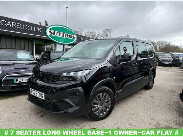 Peugeot e-Rifter 52kWh Allure Long MPV Auto 5dr (7.4kW Charger)