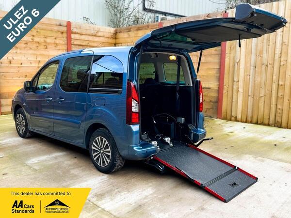 Peugeot Partner Tepee 5 Seat Wheelchair Accessible Disabled Access Vehicle WAV 5dr