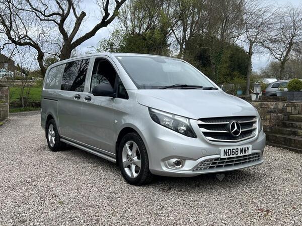 Mercedes-Benz Vito 2.1 119 CDI BlueTEC Sport Crew Van Double Cab 5dr Diesel G-Tronic+ RWD L2 Euro 6 (s/s) (LWB) (190 ps)
