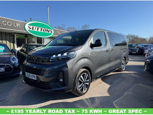 Peugeot e-Traveller 75kWh Allure Long MPV 5dr Electric Auto LWB (8 Seat, 11kW Charger) (136 ps) 8 SEAT LONG WHEEL BASE & 75KWH