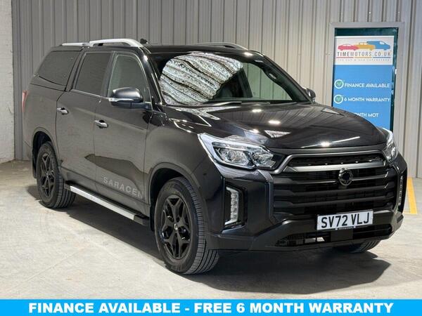 SsangYong Musso 2.2D Saracen Pickup Double Cab 4dr Diesel Auto 4WD Euro 6 (181 ps)