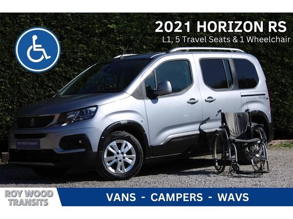 Peugeot Rifter Allied Horizon RS Swb 5 seater or wheelchair - RARE Petrol Auto 1.2 5dr WAV Automatic Petrol