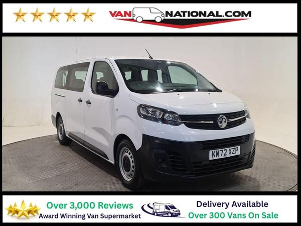 Vauxhall Vivaro Life 1.5 TURBO D EDITION L2 120 BHP 9 SEATS LWB MINIBUS